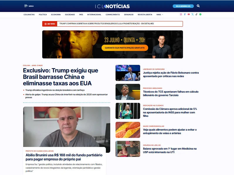 Portal ICL Notícias bate nesta sexta-feira (17) recorde de audiência das manhãs em 2026
