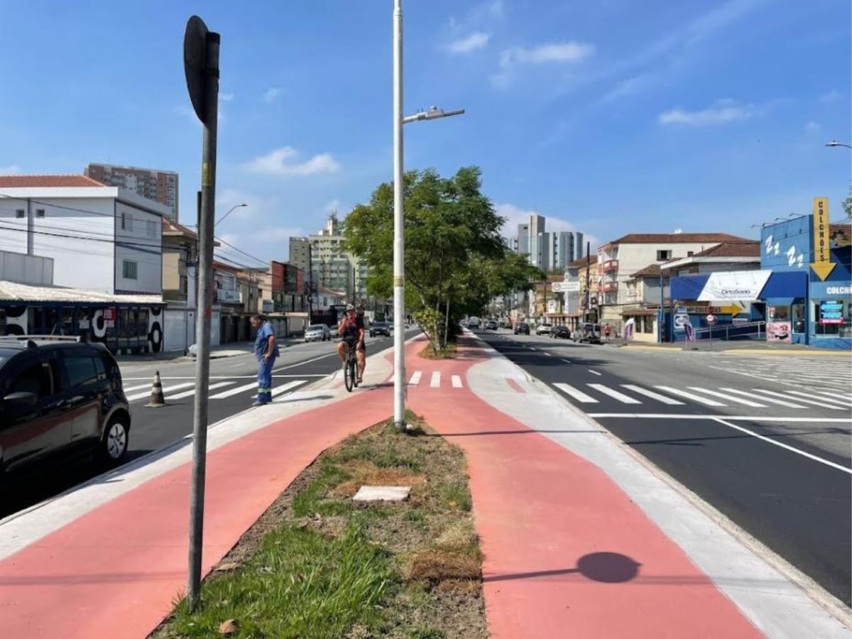 Santos analisa projetos para ampliar ciclovias em três vias da cidade